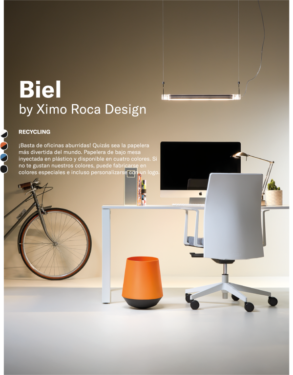BIEL Papelera Naranja / Made Design BCN - Imagen 4