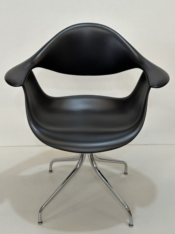 VINTAGE NELSON Swag Leg ArmChair Negra