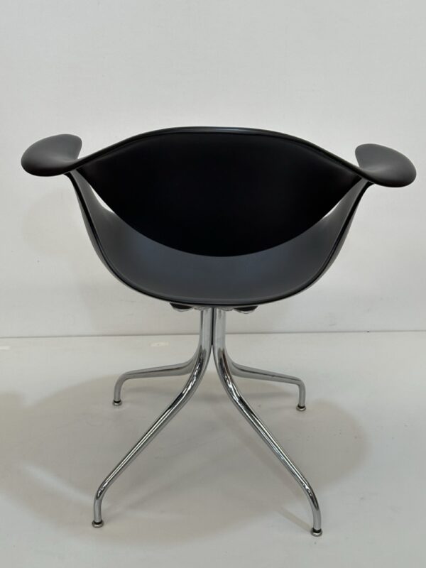 VINTAGE NELSON Swag Leg ArmChair Negra - Imagen 3