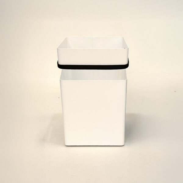 LUGANO Papelera blanco / Made Design BCN - Imagen 2