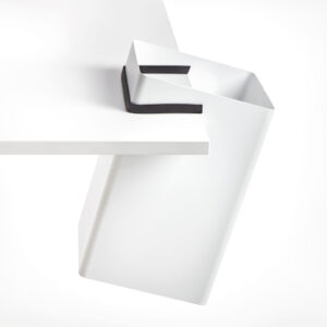 LUGANO Papelera blanco / Made Design BCN