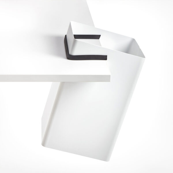 LUGANO Papelera blanco / Made Design BCN