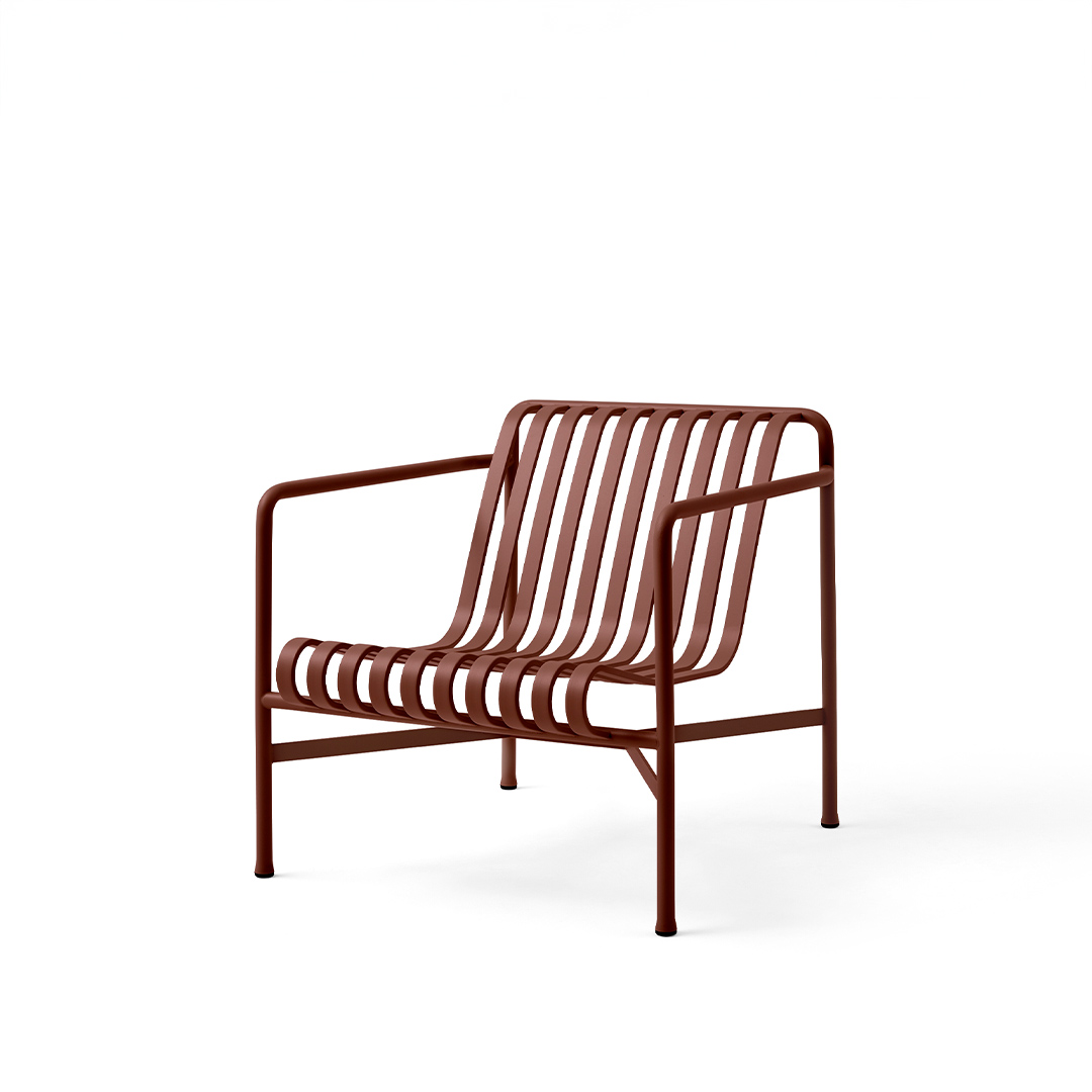 PALISSADE Lounge Chair Low de HAY / Iron Red